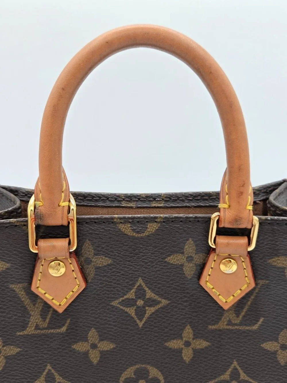 Louis Vuitton Monogram Petit Sac Plat | Crossbody | CA3260 | Authenticated